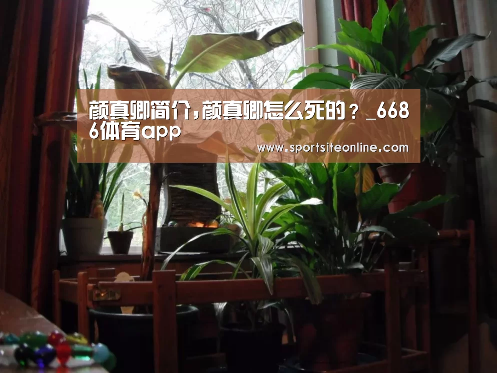 颜真卿简介,颜真卿怎么死的?_6686体育app(图4) 6686体育